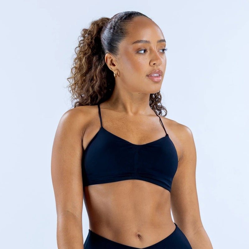 2025 New Dfyne Replacement Seamless Halter Sports Yoga Bra for Women - Image 5