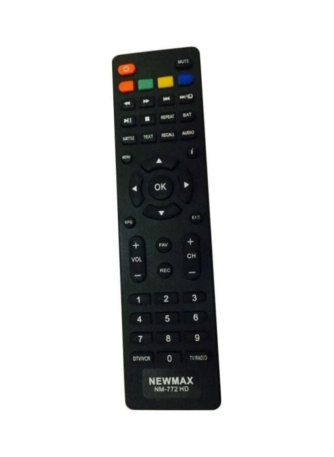 Newmax - Newmax Satellite Receiver Remote Control Black - Image 1