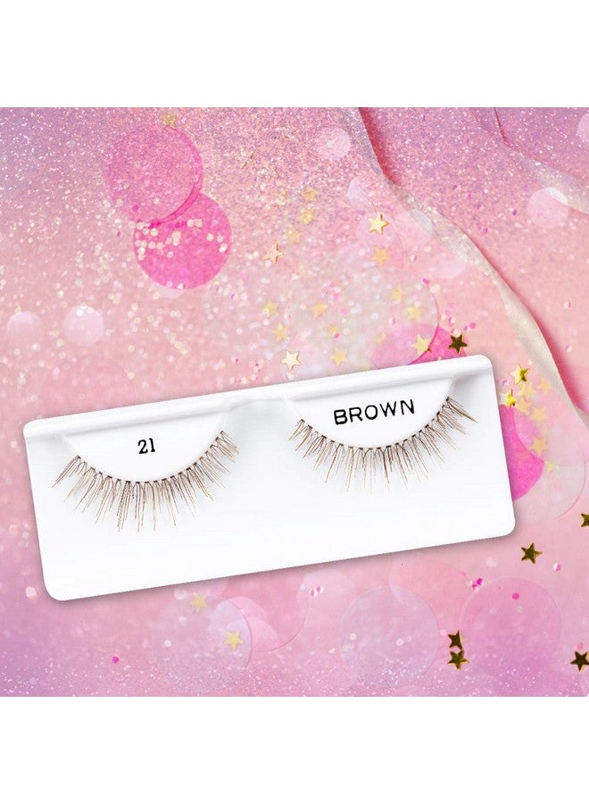 Andrea False Lashes Style 21Brown 4 Pairs - Image 5