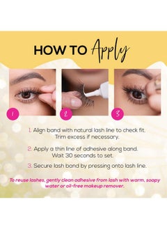 Andrea False Lashes Style 21Brown 4 Pairs  - Image 4