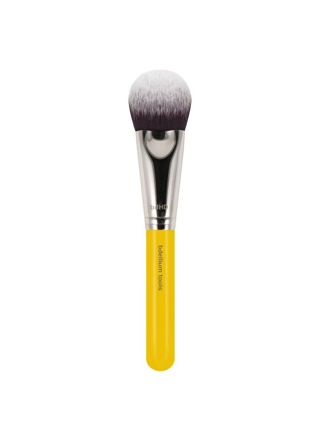 Bdellium Tools - Professional Makeup Brush Studio Series 988 Bdhd Phase I Large Face Foundation/Powder With Soft Synthetic Fibers For Application & Blending (Yellow 1Pc) - Image 1