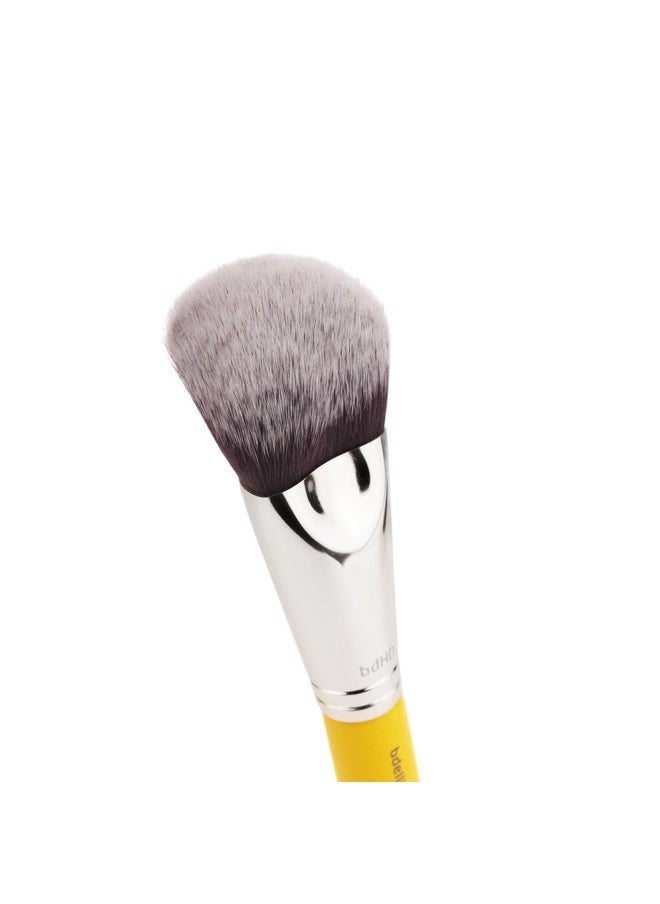 Bdellium Tools - Professional Makeup Brush Studio Series 988 Bdhd Phase I Large Face Foundation/Powder With Soft Synthetic Fibers For Application & Blending (Yellow 1Pc) - Image 1