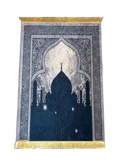 LOOPITYS Prayer Carpet -80 x 120 cm Soft Mat Muslim Prayer Mat, Wedding Birthday Graduation Gift Islamic Prayer Carpet Mat, Ramadan Gift  - Image 1