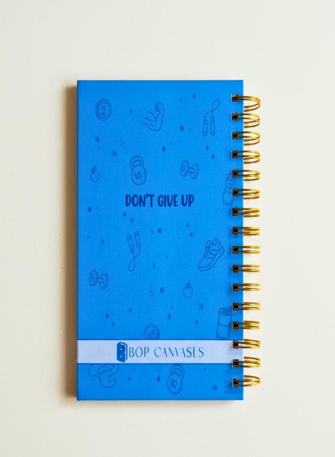 Bop Canvases دفتر بوب كانفاس للياقة البدنية، سجل تمارين لمدة 6 أشهر مع مخطط يومي، ومتتبع للعادات، ومتتبع للنظام الغذائي والتقدم | مقاس A5، غلاف حلزوني، 170 صفحة (رفع الأثقال) - Image 3
