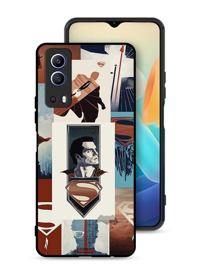 Tolwak Vivo Y72 5G Protective Case Cover Superman Art - Image 1