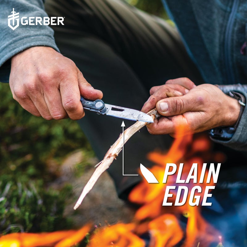 Gerber Gear Armbar Slim Drive Pocket Knife EDC Multitool with Screwdriver, Bottle Opener, Onyx - Image 5