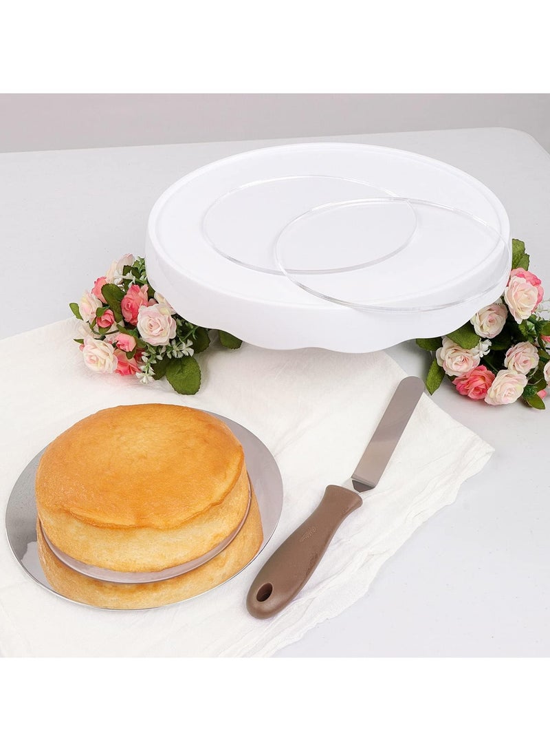 TPGP Acrylic Cake Disc, 6.25 Inch 2 Pack - Round Acrylic Cake Disc Set, Acrylic Disk for Cake Decorating, 1/8in Thick - Image 3