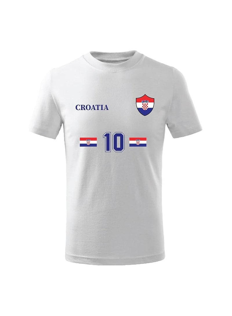 Croatia Football Fans Printed T-Shirts Supporting Football Players Jersey Tshirts For Men|Women|Kids To Win The Cup  - Image 1