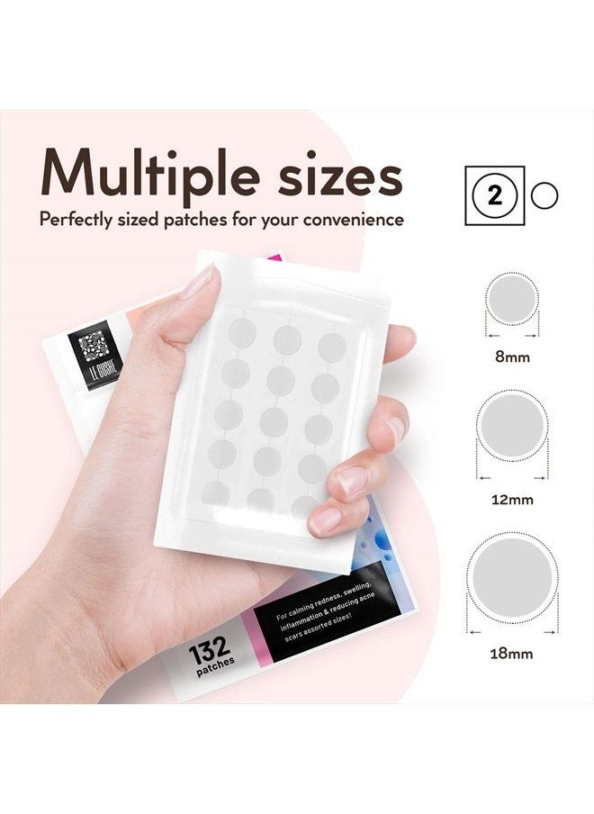 Acne Pimple Master Patch 132 dots - Absorbing Hydrocolloid Blemish Spot Skin Treatment and Care Dressing