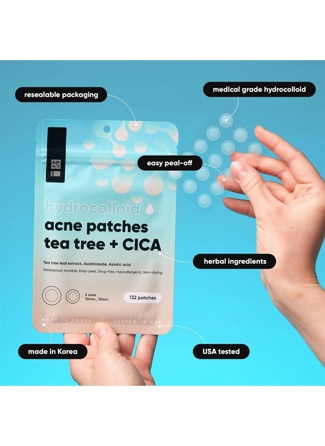 Acne Pimple Master Patch 132 dots - Absorbing Hydrocolloid Blemish Spot Skin Treatment and Care Dressing