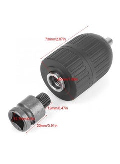yongsheng Impact Wrench Drill Chuck 2-13mm Keyless Drill Chuck 1/2"-20UNF with 1/2 Chuck Adaptor for Impact Wrench Conversion Quick Change  - Image 4