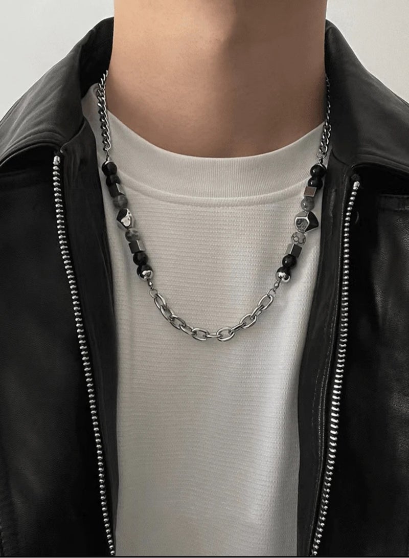 جوليري إيفريداي سلسال من الاستانلس ستيل عالي الجودة باللون الفضي للرجال مقاس 52 سم - Image 2