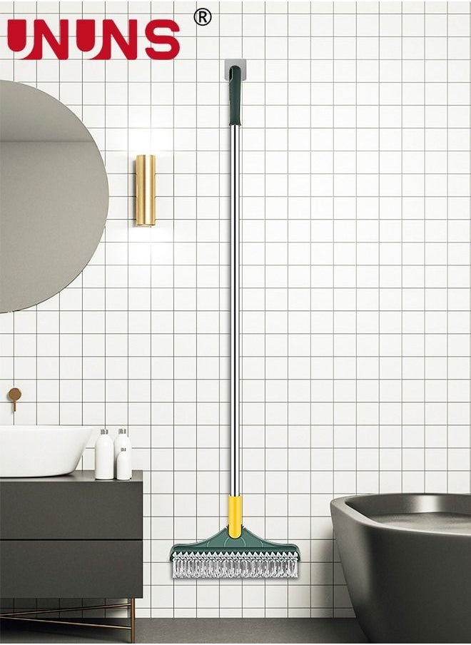 UNUNS - Floor Scrub Brush,3 in 1 Magic Broom Brush Floor Brush Scrubber With Long Handle,Premium 180 Degree Rotating Removable Crevice Cleaning Brush With Squeegee And Hair Removal Clip - Image 1