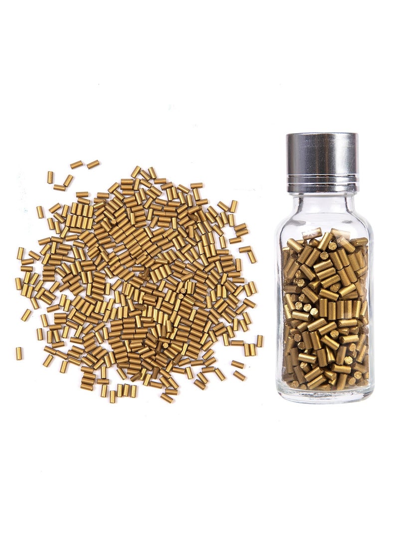 SANMUGEED 200Pcs Flint Refills for Lighter, Replacement Flints for Lighters, Flint Stone for Petrol Gas Fluid Lighter (Gold) - Image 1