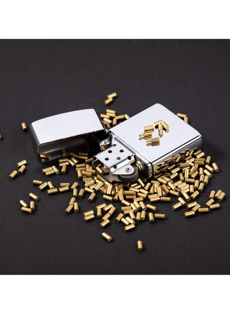 SANMUGEED 200Pcs Flint Refills for Lighter, Replacement Flints for Lighters, Flint Stone for Petrol Gas Fluid Lighter (Gold) - Image 5