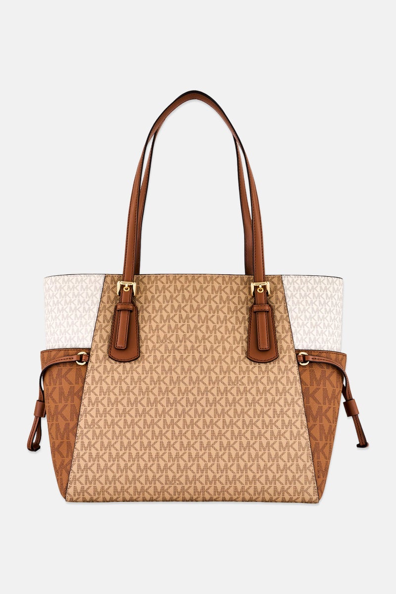 Michael Kors حقيبة توت فويجر بشعار العلامة التجارية للنساء، متعددة الألوان - Image 4