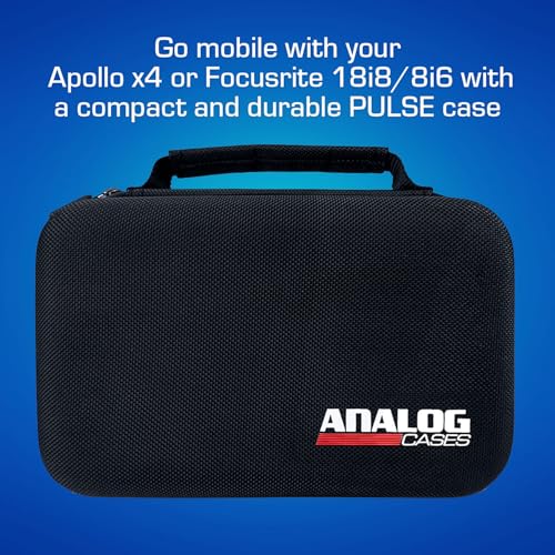 ANALOG CASES Universal Audio Apollo x4 / Focusrite 18i8 / 8i6 Case - Custom-Fitted Compact PULSE Hard Case for Travel - Image 2