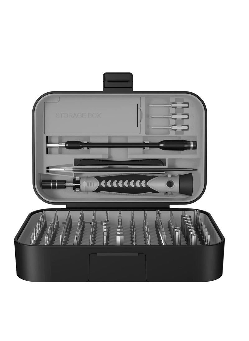 Arabest - Precision Screwdriver Set 130 in 1 Tool Kit with 120 Bits Magnetic Screwdriver Set 10 bit Tool Set Handy Repair Tool for Computer Phone Watch Camera Laptop - Image 1