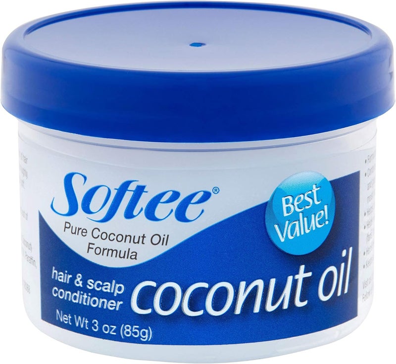 Softee Coconut Oil Hair & Scalp Conditioner 3 Oz