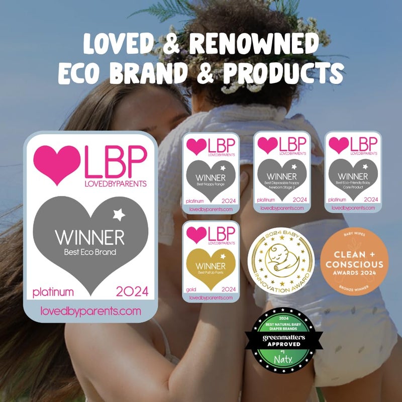 ECO by Naty Nursing Pads  Nipple Pads for Breastfeeding Mothers Pregnancy and Postpartum Made from PlantBased Materials 30 Pads - Image 5