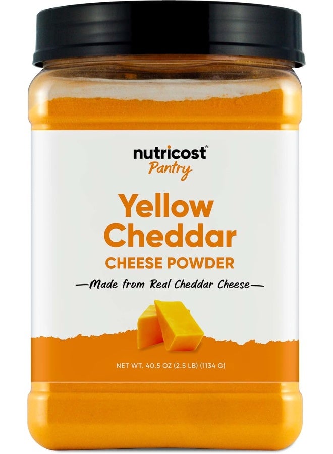Nutricost Pantry Yellow Cheddar Cheese Powder - Image 1