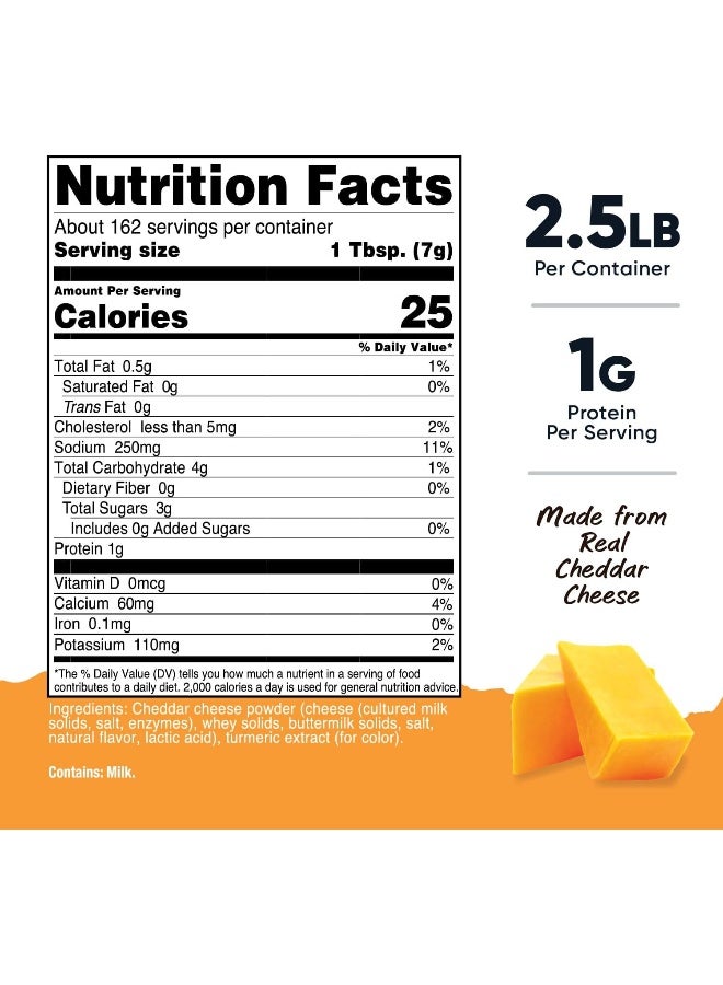 Nutricost Pantry Yellow Cheddar Cheese Powder - Image 2