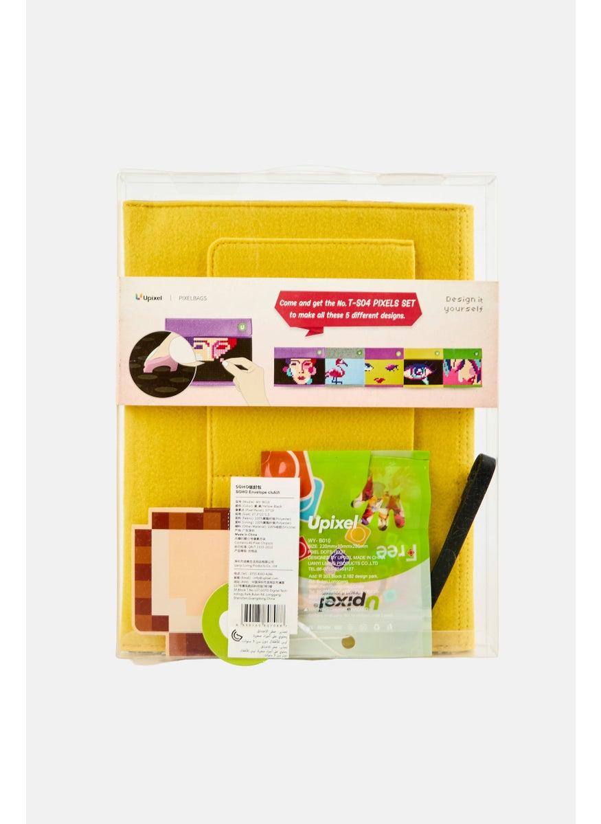 UPIXEL Soho Envelop Clutch With Pixel Chips, Multicolor  - Image 2
