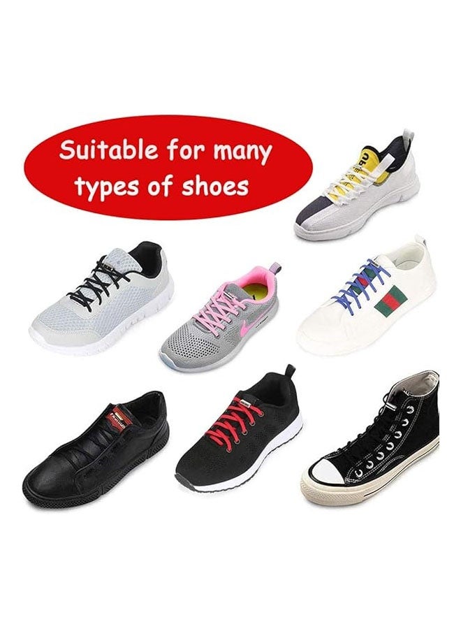 4 Pairs No Tie Shoelaces for Adults and Kids - Elastic Shoelaces for Sneakers, 120cm - Image 4