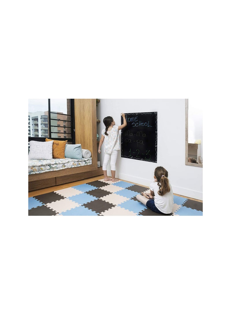 كول بيبي كولبابي لينة غير سامة لعبة طفل حصيرة ، حصيرة لعبة للأطفال ، والألغاز الملونة حصيرة ، 16 قطعة . - Image 4