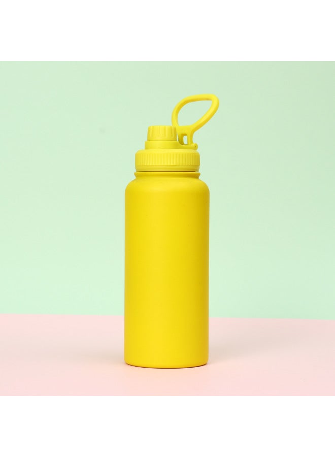 304 Stainless Steel Thermos Cup For Outdoor Sports, Large Capacity Space Bottle, Disposable Portable Water Cup