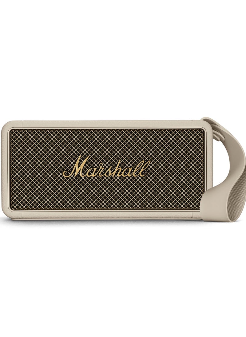 Marshall Marshall Middleton Portable Bluetooth Speaker, Cream  - Image 3