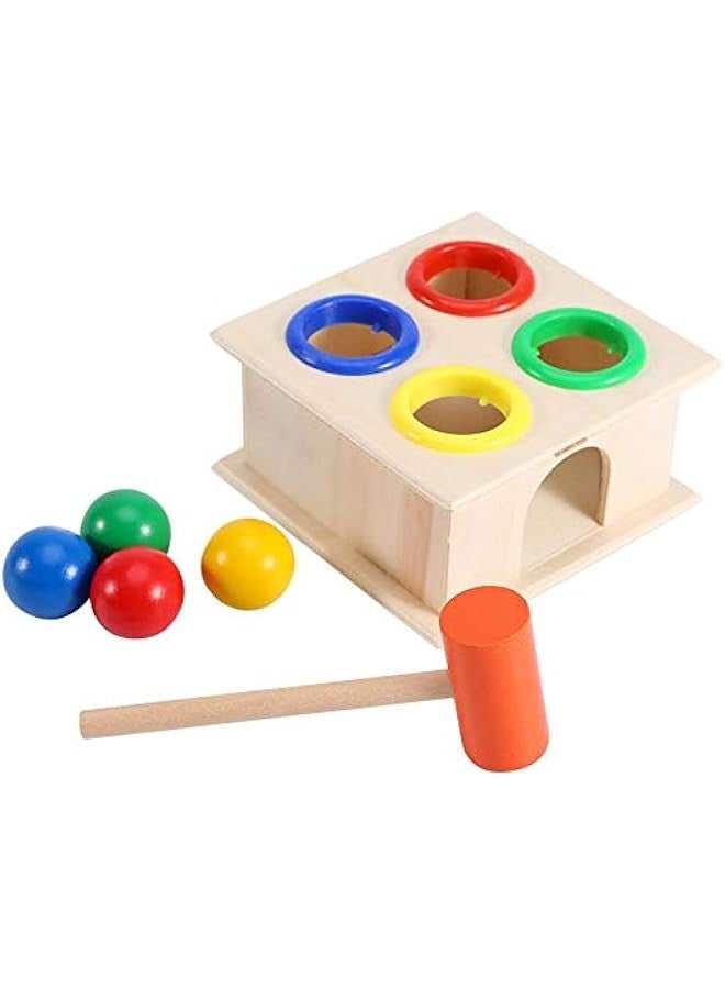Kids Hammering Game Wooden Ball Hammer Box Toddler Toys Children Early Learning Educational Toy - Image 4