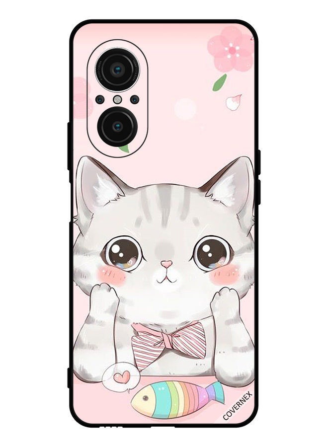 Covernex Protective Case Cover For Huawei nova 9 SE Cat And Fish - Image 1