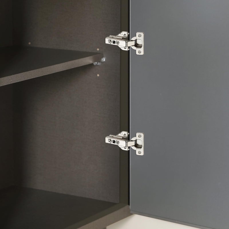 JOY DECOR Full Overlay 4 Packs (2 Pairs) Concealed Kitchen Cabinet Hinges 105 Degree Soft Close Adjustable Cabinet Door Hinges for Face Frame Cabinet - Image 4