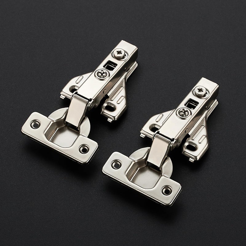 JOY DECOR Full Overlay 4 Packs (2 Pairs) Concealed Kitchen Cabinet Hinges 105 Degree Soft Close Adjustable Cabinet Door Hinges for Face Frame Cabinet - Image 2