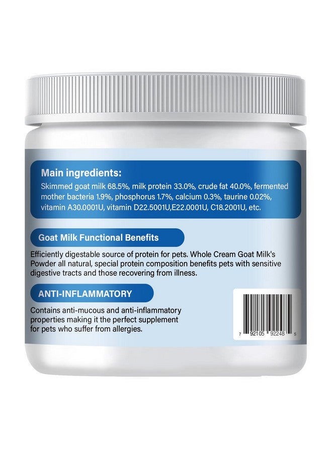 مسحوق حليب الماعز من نوترا كامز مع التورين للجراء والكلاب لصحة الجهاز الهضمي وعظام قوية وأسنان صحية. 14 أونصة، طبيعي بنسبة 100%. - Image 3