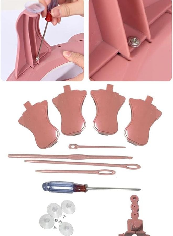 Hand Knitting Machine Accessories Set with Rotating Wire Rack Replacement Parts - Image 3