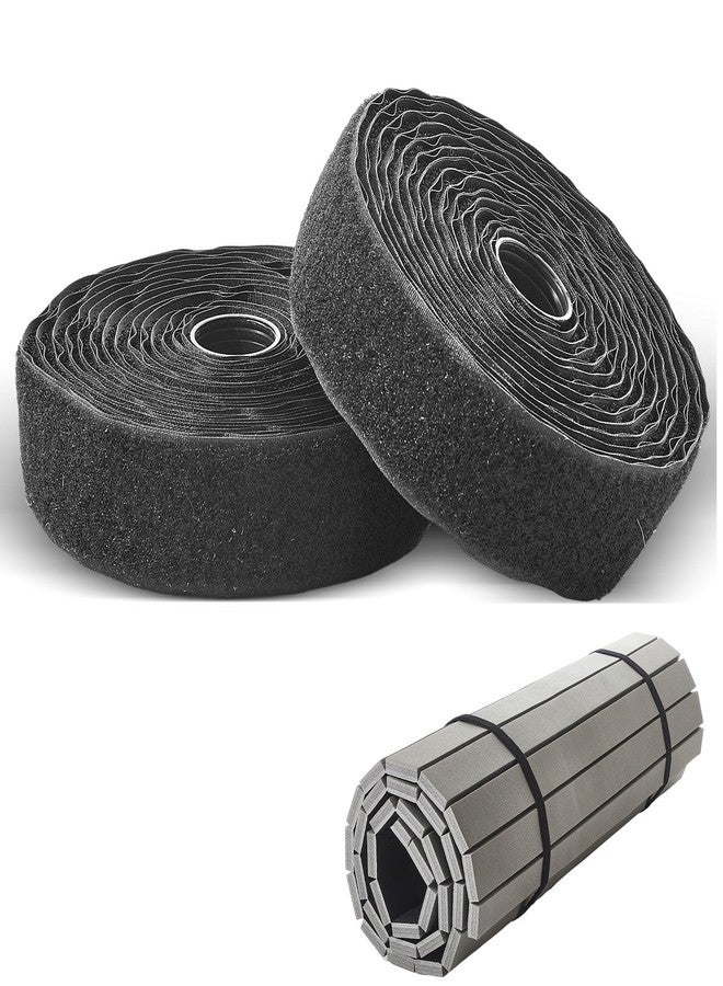 Dansydaisy Pack of 2 10ft x 1.5 Inch Wrestling Mat Storage Strap Cheer, Gymnastics, and Wrestling Mat Hook and Loop Storage Straps for Tumbling Mats - Image 1