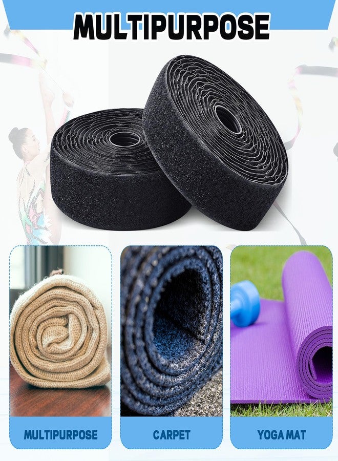 Dansydaisy Pack of 2 10ft x 1.5 Inch Wrestling Mat Storage Strap Cheer, Gymnastics, and Wrestling Mat Hook and Loop Storage Straps for Tumbling Mats - Image 3