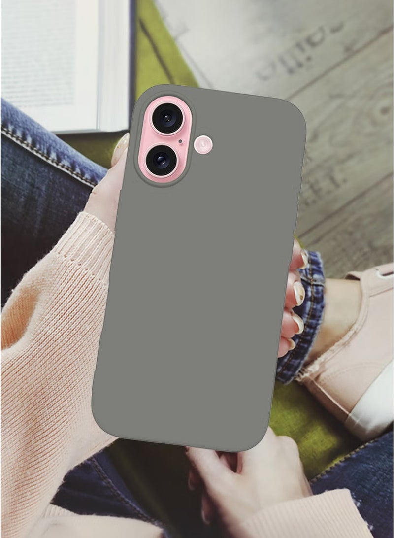 (for iPhone 16 Plus) Case, Slim Silicone Case, Full Covered Anti Scratch Shockproof Protective Cover - Image 3