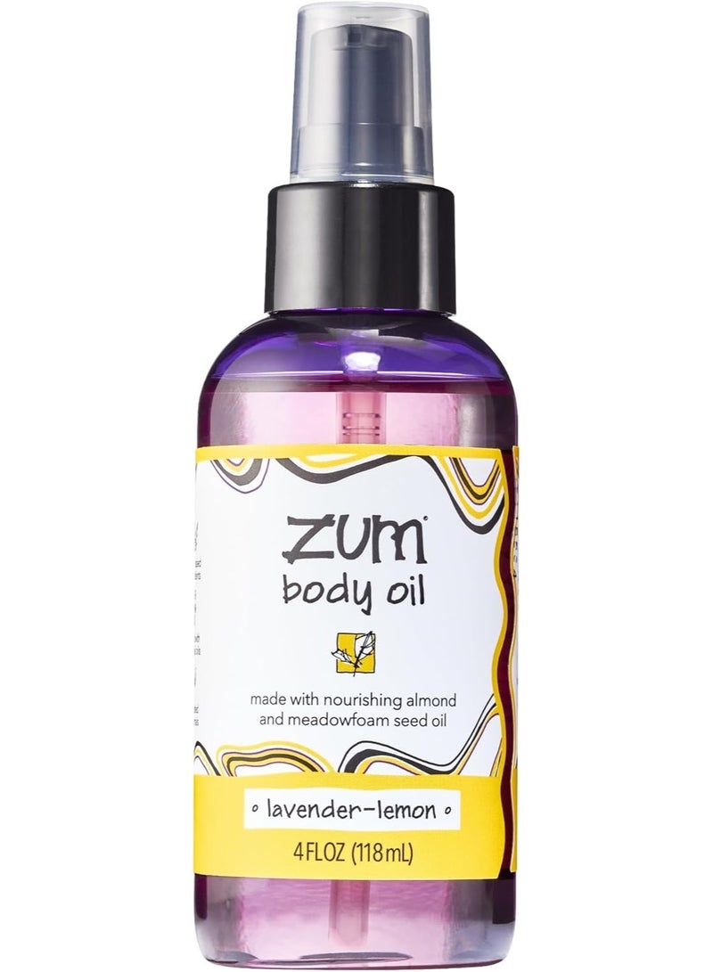 ZUM Indigo Wild Zum Massage and Body Oil - Lavender-Lemon - 4 fl oz - Image 1