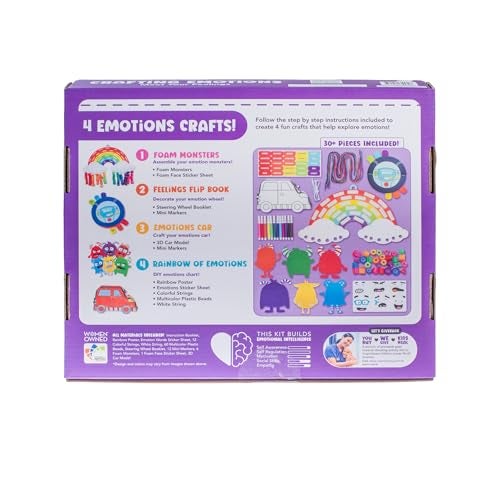 Open The Joy Crafting Your Emotions DIY Emotional Awareness Mindfulness Craft Kit for Kids Creative Arts Sensory Play for Emotional Regulation SelfExpression Ages 4 and Up - Image 5