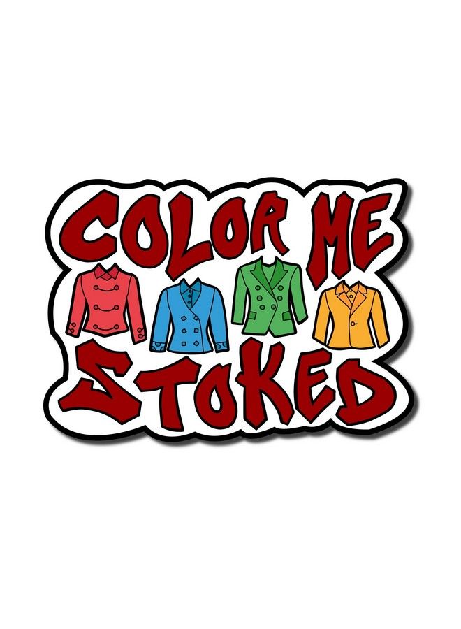 Coloring Broadway Stickers ; Assortment 1 ; Inspired By Dear Evan Hansen Wicked Hamilton Hair Heathers ; Die Cut Bubble Free Durable Vinyl (3” 4”) Set Of 5 - Image 4