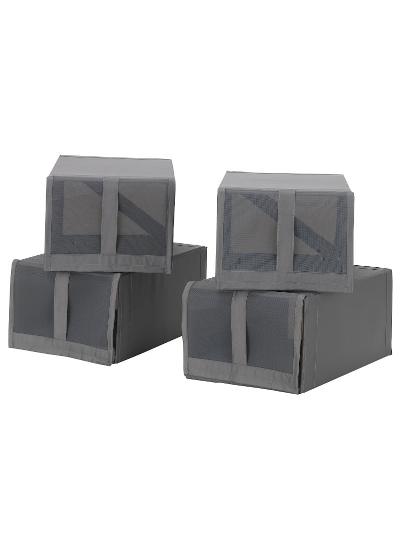 Shoe Box, Dark Grey, 22X34X16 Cm 