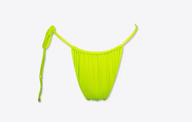 ملابس سباحة اي بي واي Zara teddy tie-side recycled ribbed bottom