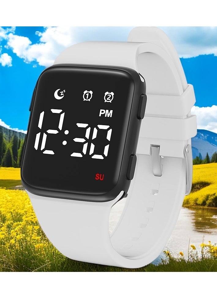 Generic - Kids Watches for Girls Boys Digital Sport Watch with Step Counter Pedometer Vibration Alarm Clock, No App Waterproof Fitness Tracker Kids Watch Boys Girls Teens Students Ages 5-16 - Image 1