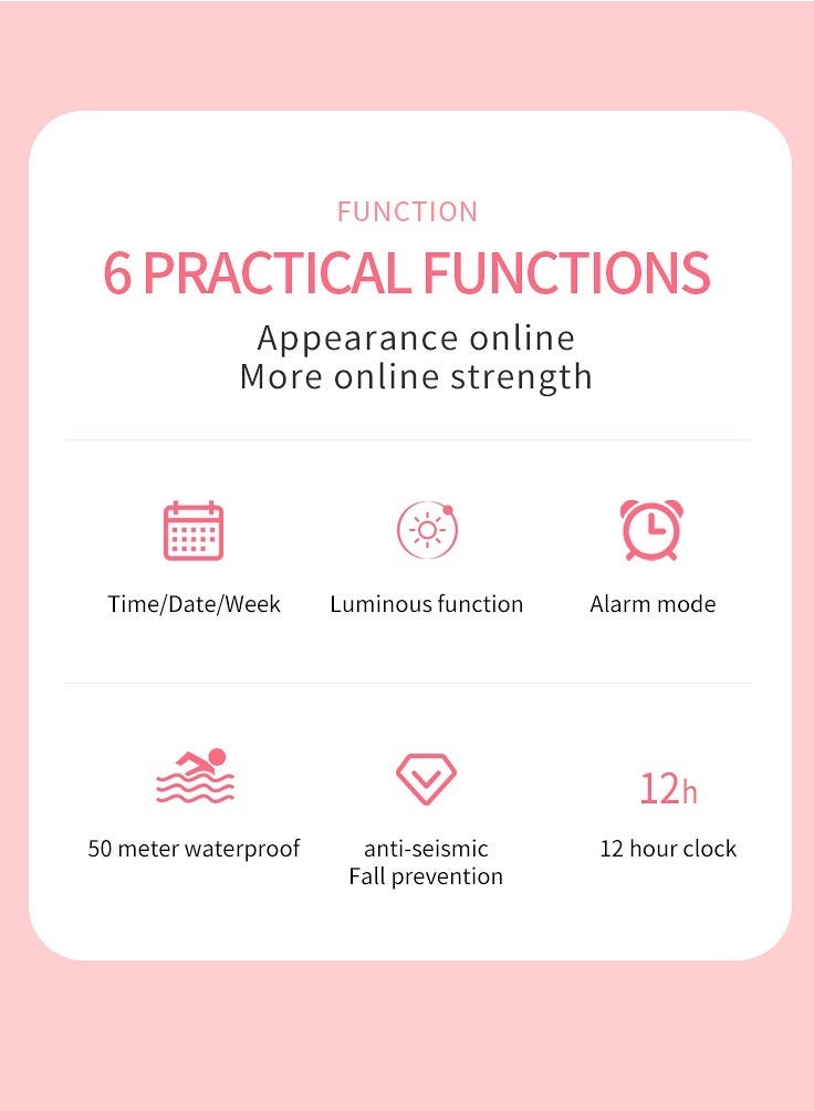Aurevip P10 Kids Watches for Girls Boys Digital Sport Watch with Step Counter Pedometer Vibration Alarm Clock, No App Waterproof Fitness Tracker Kids Watch Boys Girls Teens Students Ages 5-16 - Image 5