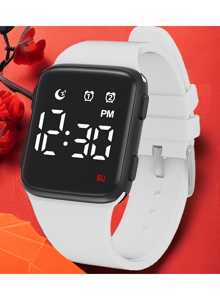 Aurevip P10 Kids Watches for Girls Boys Digital Sport Watch with Step Counter Pedometer Vibration Alarm Clock, No App Waterproof Fitness Tracker Kids Watch Boys Girls Teens Students Ages 5-16 - Image 2