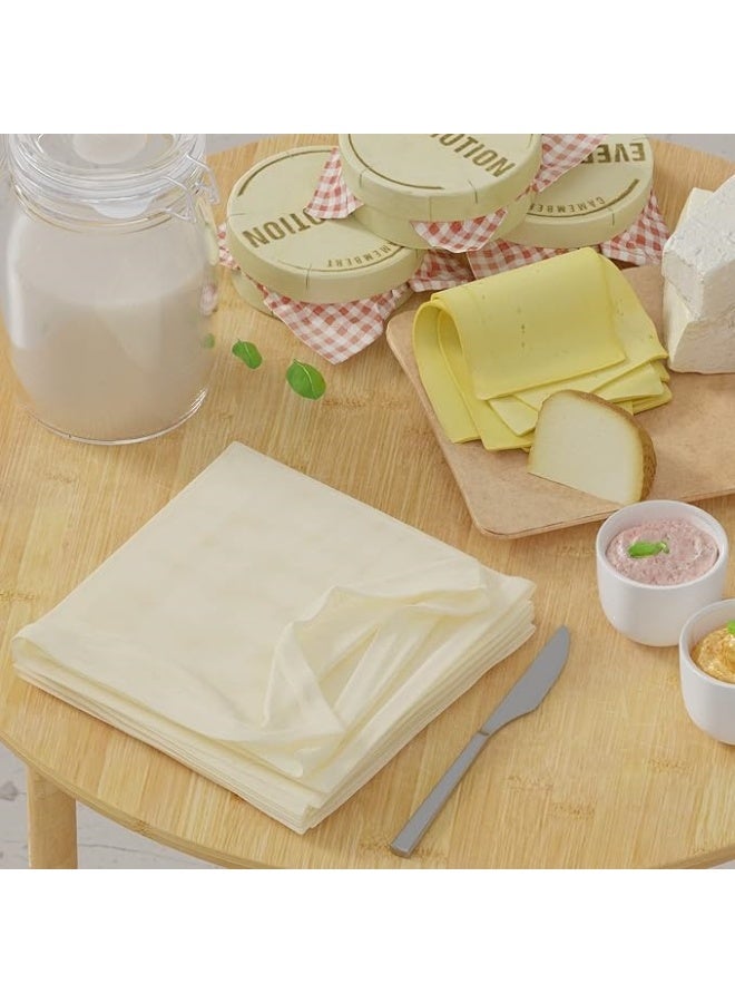 6 PCS Reusable Cheesecloth, Grade 100, 60*60CM Hemmed Cheese Cloth for Straining Craft, 100% Cotton Unbleached Cloth Strainer for Cooking, Baking, Juicing, Cheese Making - Image 5