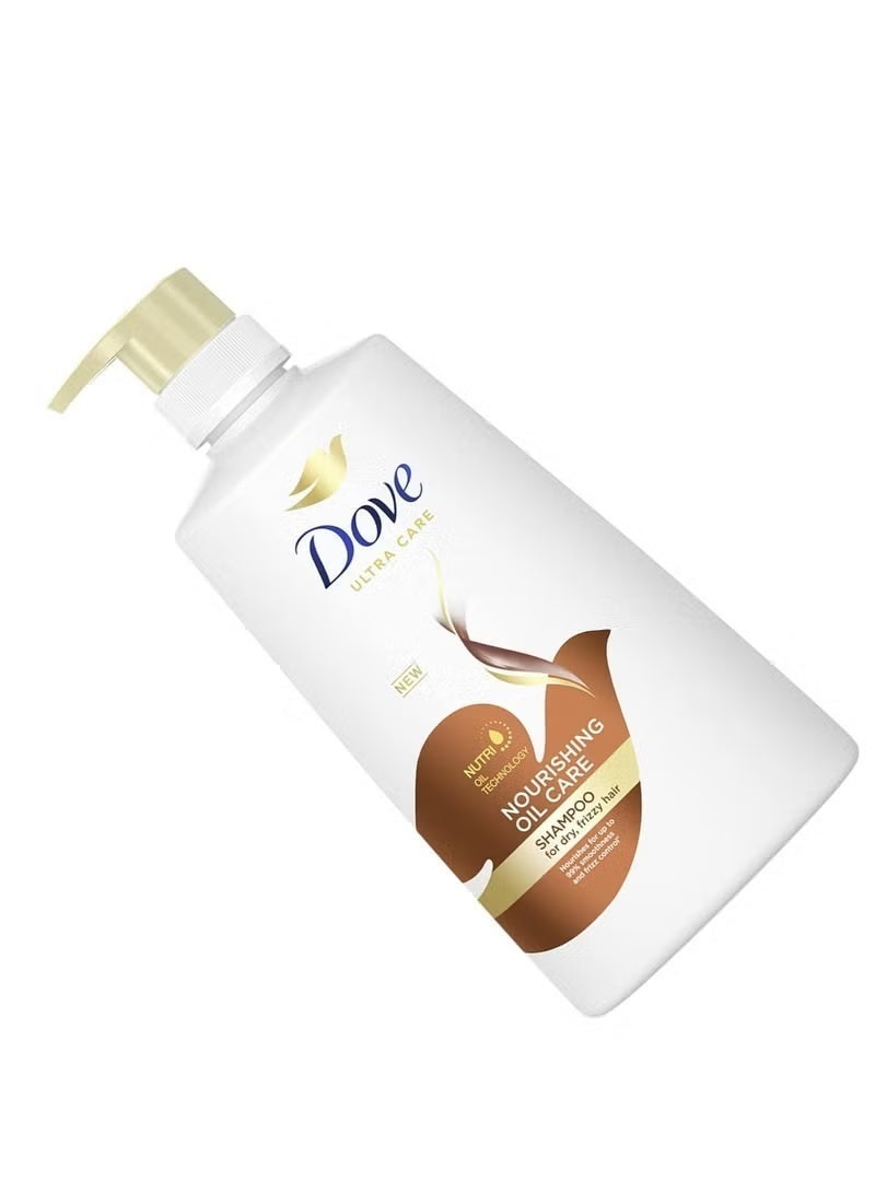 دوف شامبو Nourishing Oil Care بحجم 680 مل | تركيبة بزيوت خفيفة | نعومة وتحكم في الهيشان | مناسب للاستخدام اليومي - Image 3